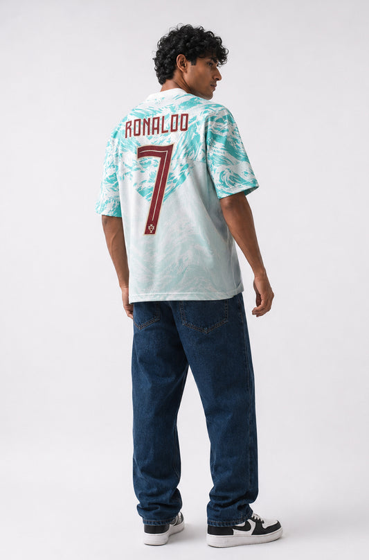 Ronaldo 26 Jersey | V-Neck Oversized T-shirt