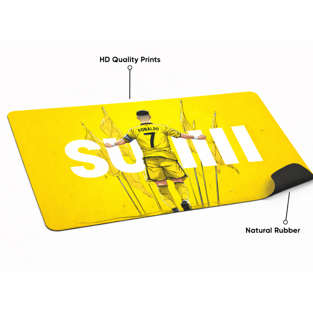 Golden Siuuu Aura | Gaming Deskmat