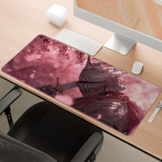Blossom Blade Knight | Sakura Warrior Gaming Deskmat