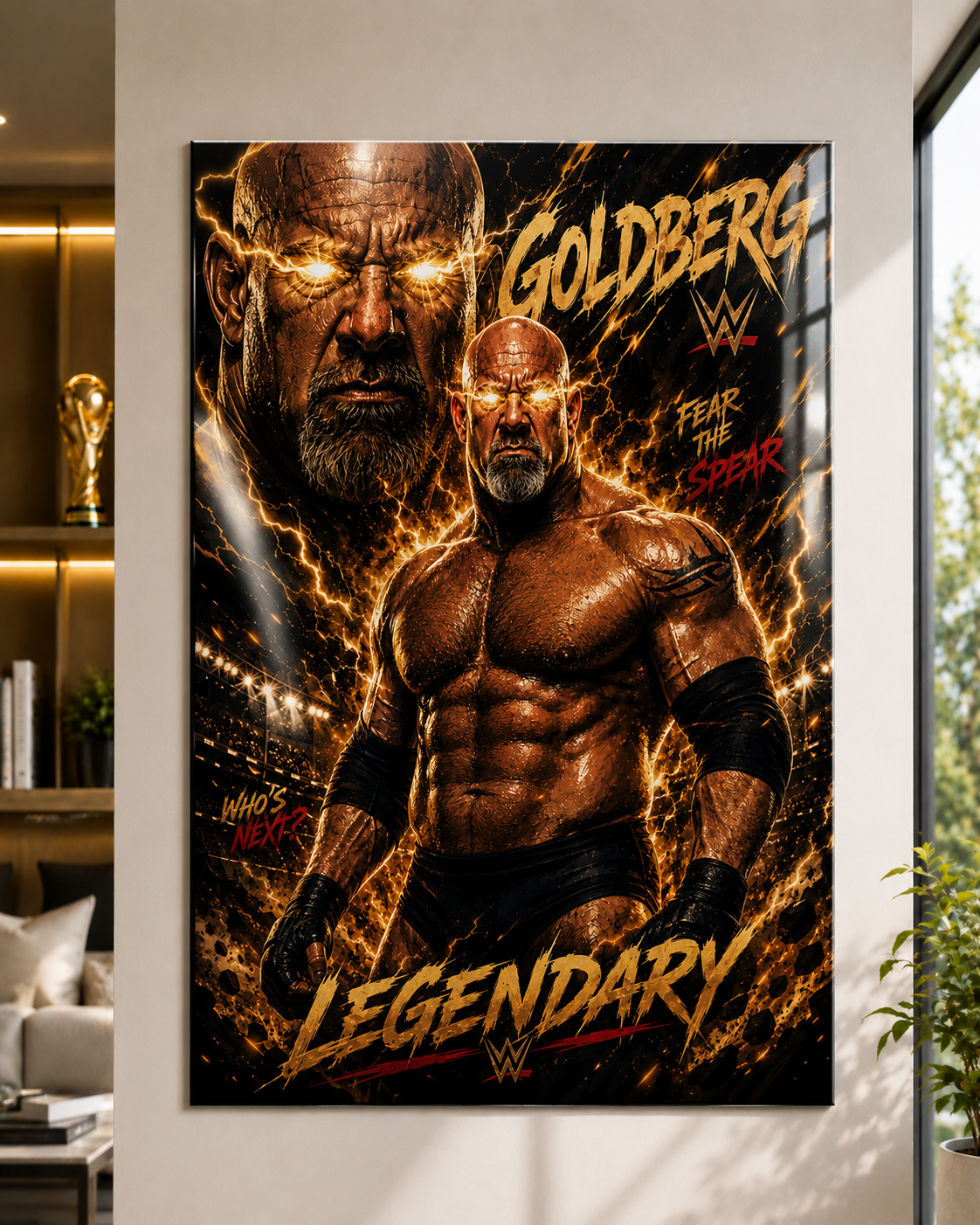 Goldberg "Legendary" WWE Premium Metal Poster