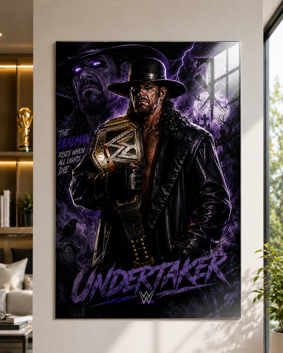 The Undertaker WWE Premium Metal Poster