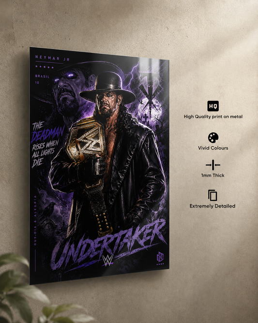 The Undertaker WWE Premium Metal Poster