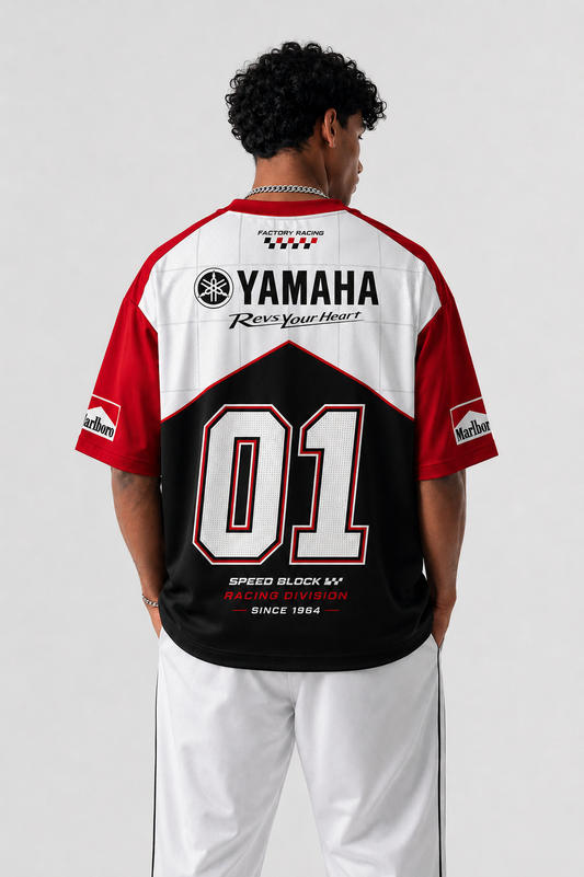 Vintage Marlboro Racing Oversized Terry T-Shirt