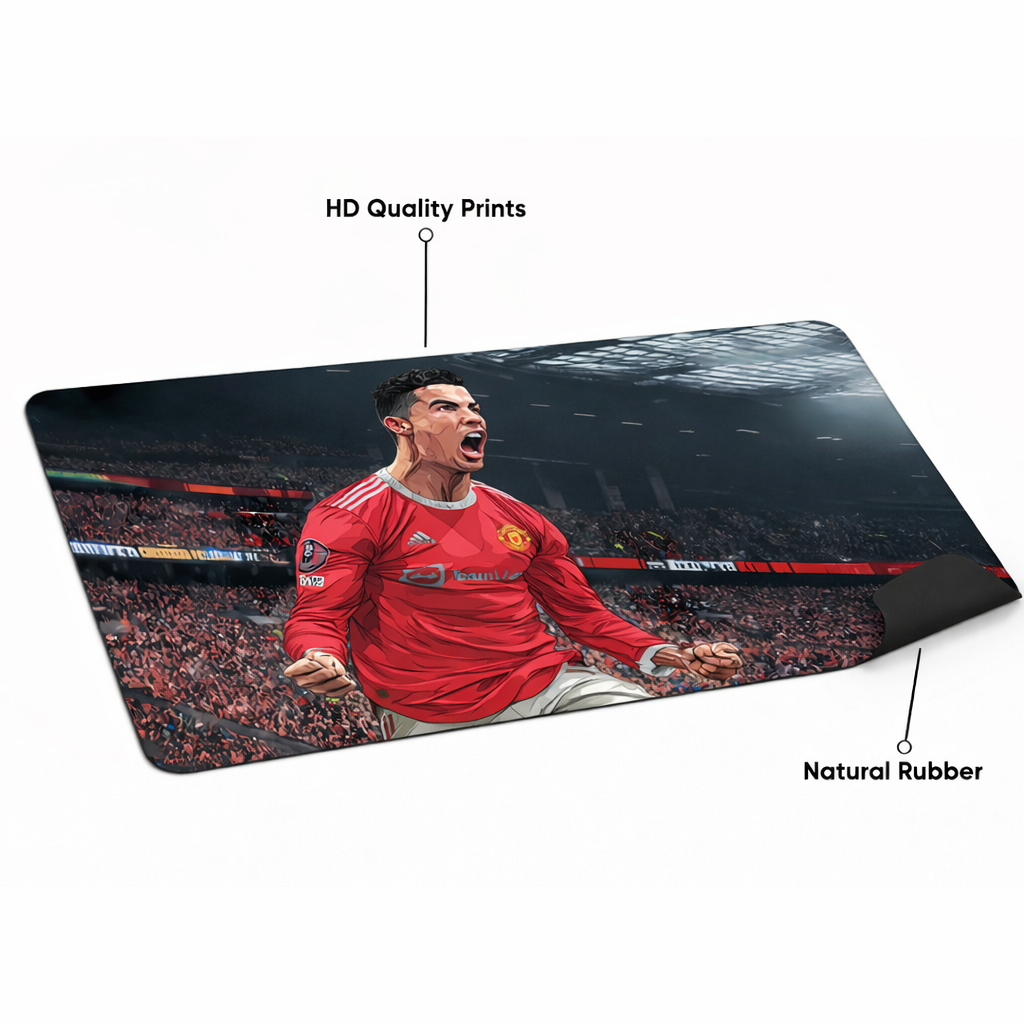 Roar of Victory Ronaldo | Gaming Deskmat