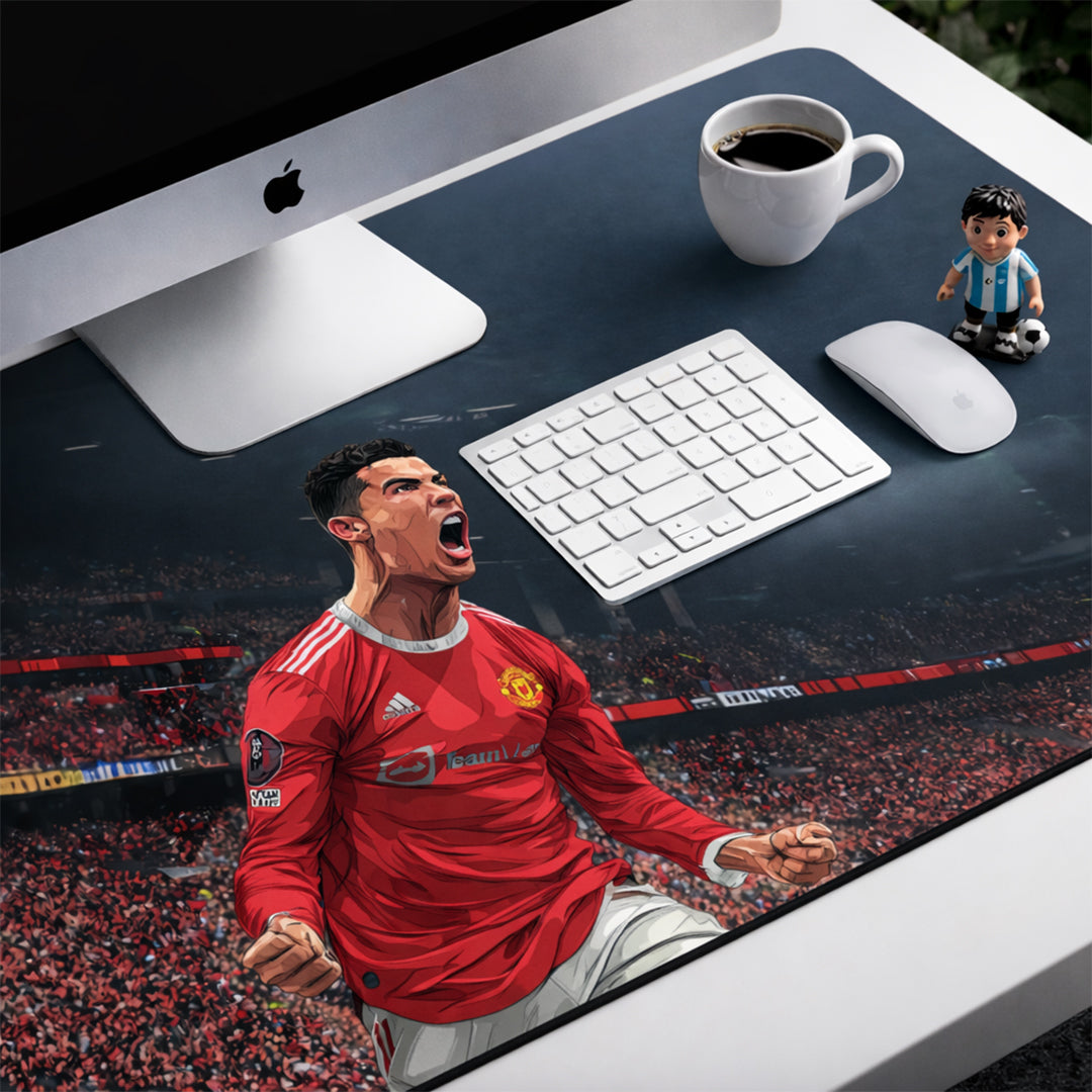 Roar of Victory Ronaldo | Gaming Deskmat