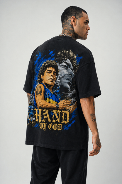 Diego Maradona "Hand of God" Oversized jersey T-Shirt