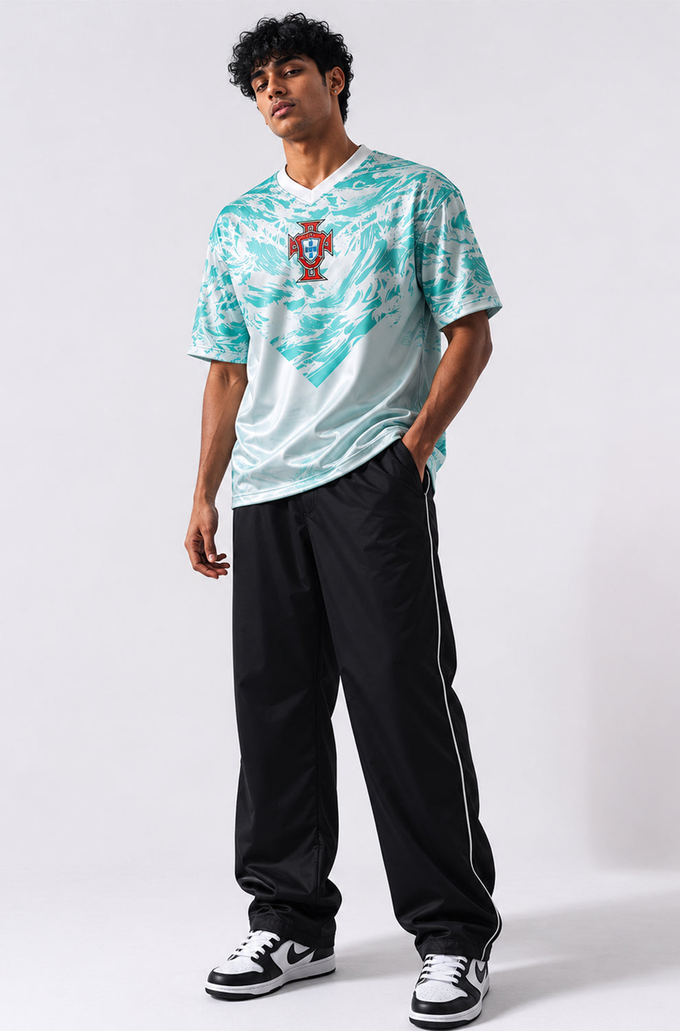 Ronaldo 26 Jersey | V-Neck Oversized T-shirt