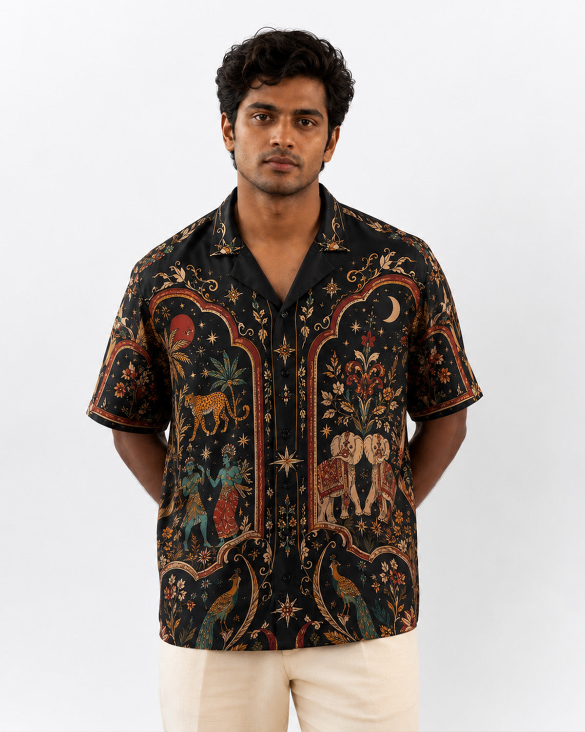 Midnight Heritage Men's Linen Shirt