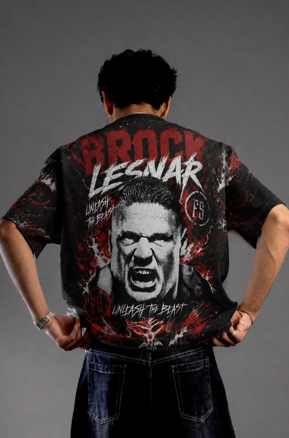 BROCK LESNAR Jersey | Oversized T-shirts