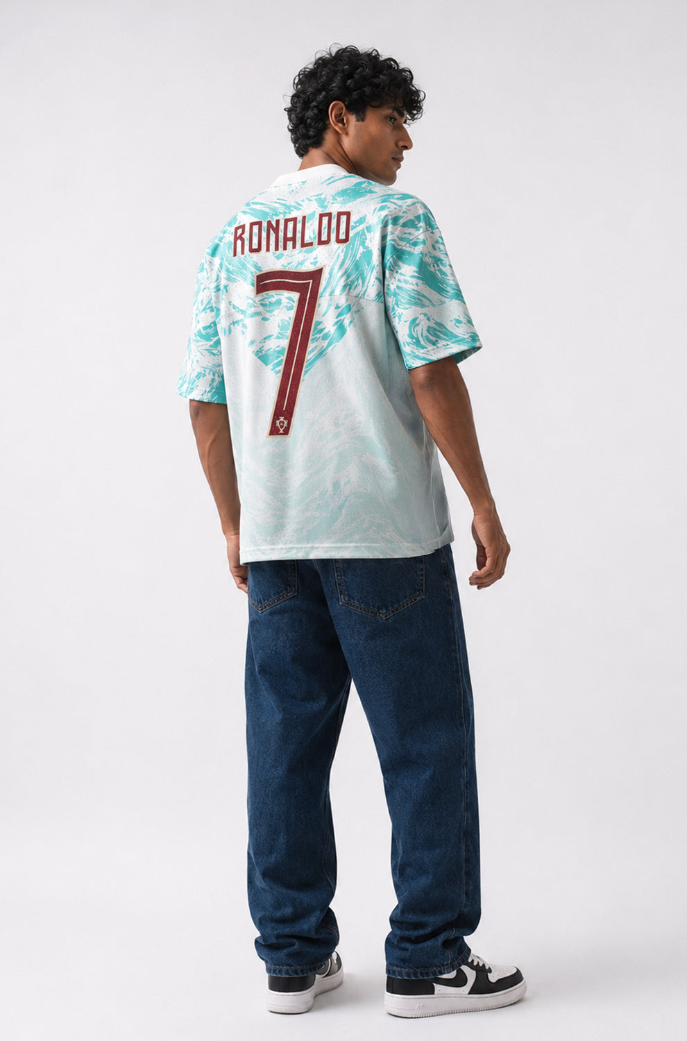 Ronaldo 26 Jersey | V-Neck Oversized T-shirt