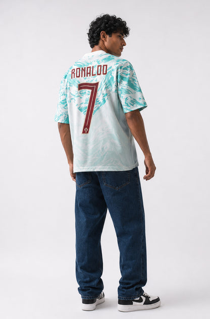 Ronaldo 26 Jersey | V-Neck Oversized T-shirt
