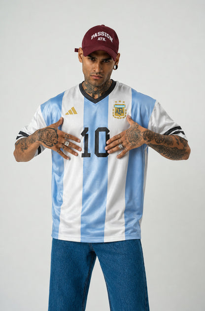 MESSI Jersey | V-Neck Oversized T-shirt