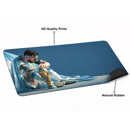 Weight of Glory Messi | Gaming Deskmat