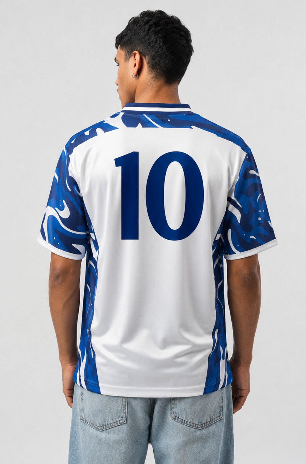 Football Jersey | V-Neck Oversized T-shirt