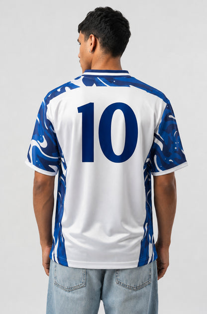 Football Jersey | V-Neck Oversized T-shirt