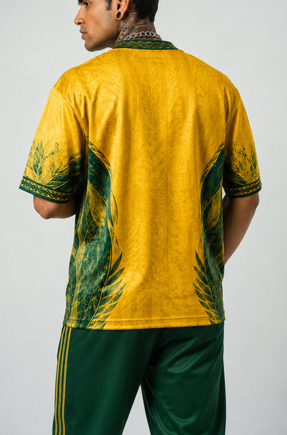 Brazil Jersey | V-Neck Oversized T-shirt