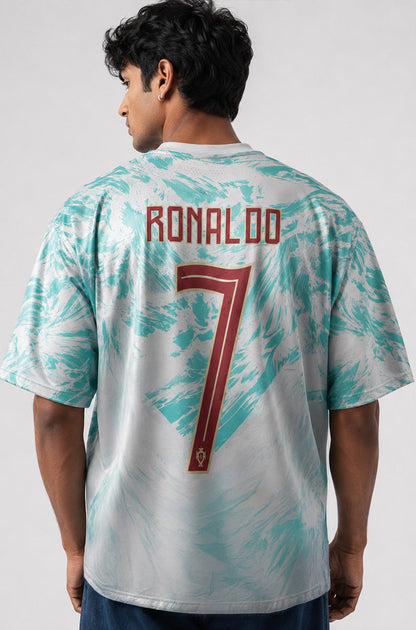 Ronaldo 26 Jersey | V-Neck Oversized T-shirt
