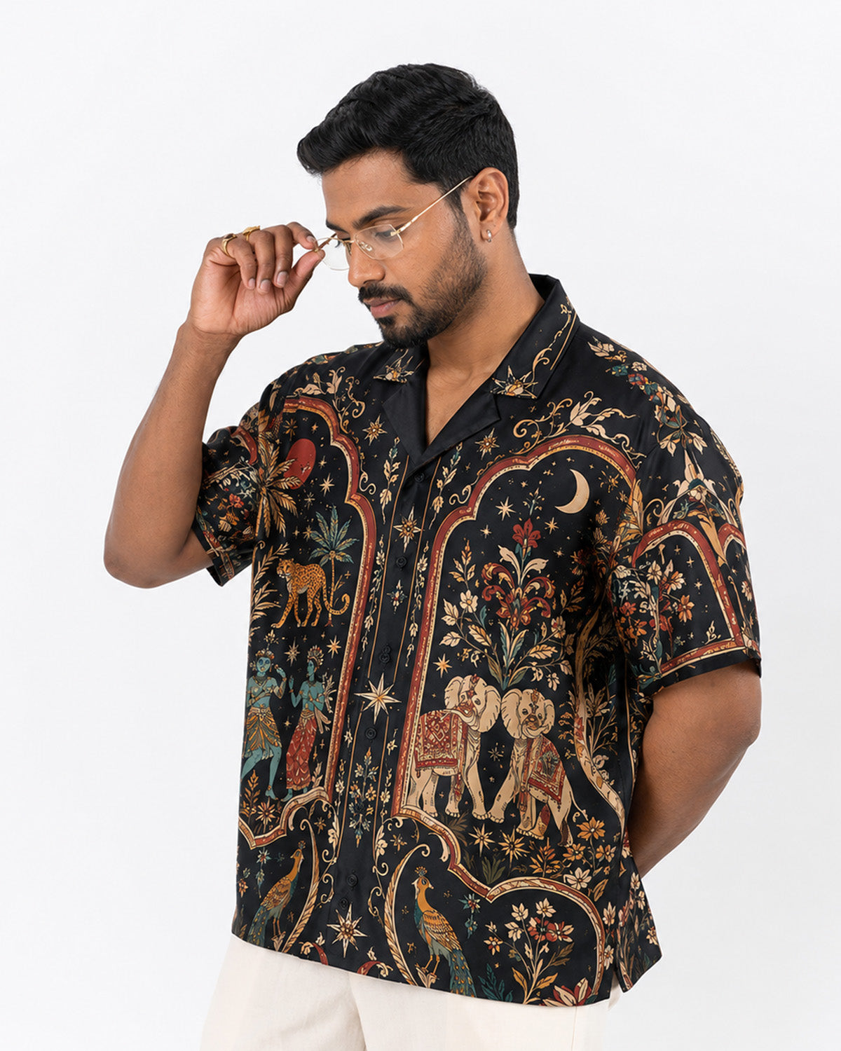Midnight Heritage Men's Linen Shirt