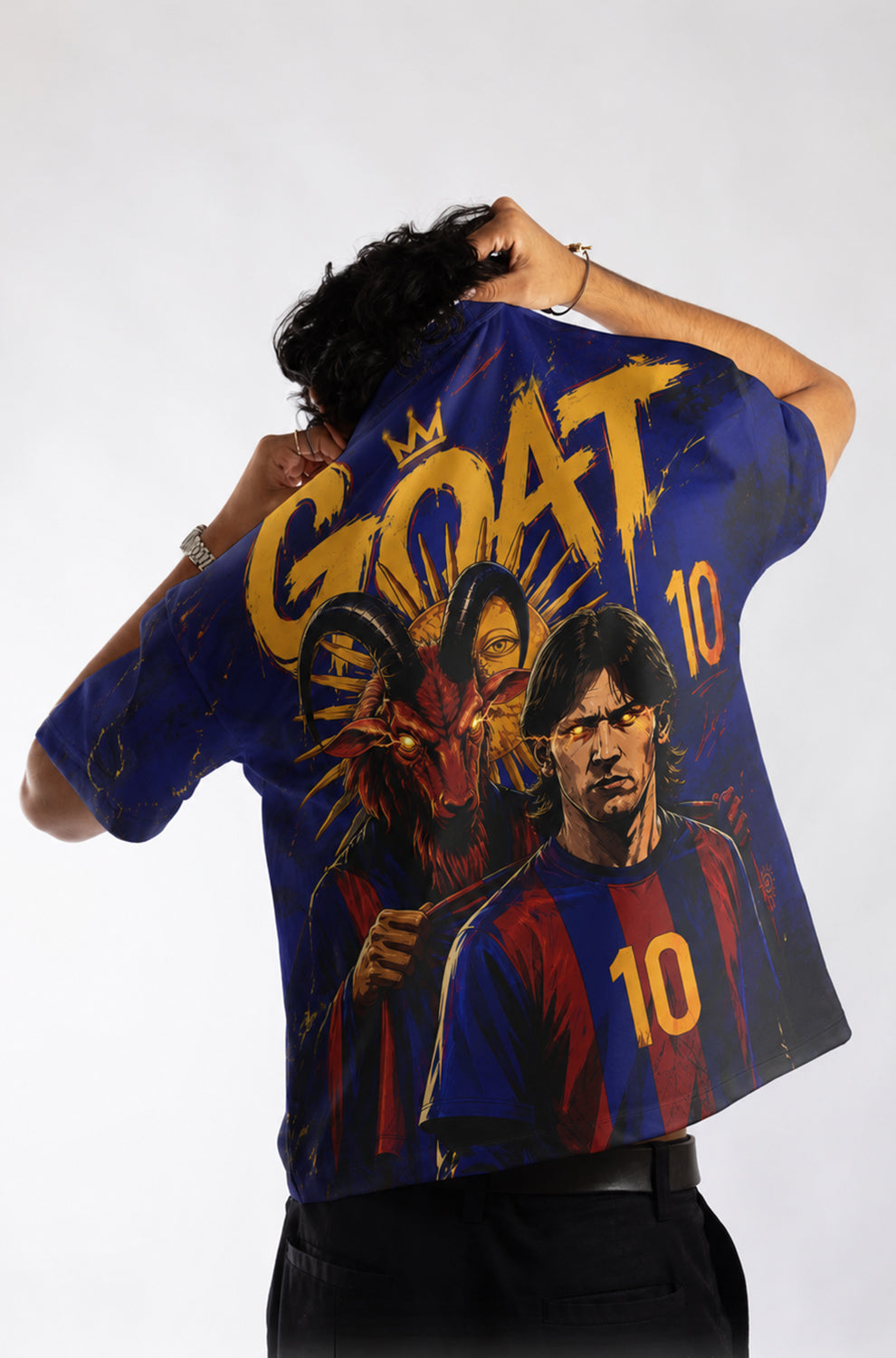 GOAT MESSI Jersey | Oversized T-shirts