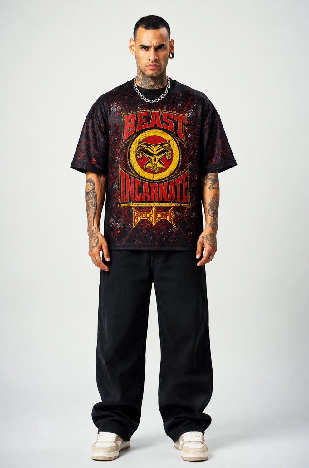 BROCK LESNAR shark Jersey | Oversized T-shirts