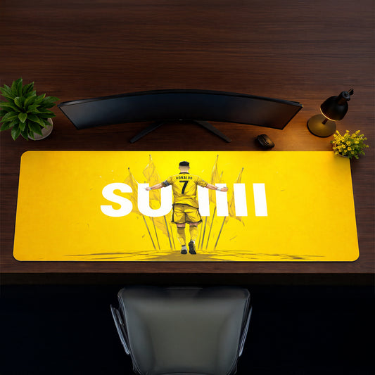 Golden Siuuu Aura | Gaming Deskmat