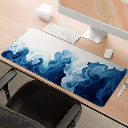 Azure Flow | Minimal Wave Deskmat