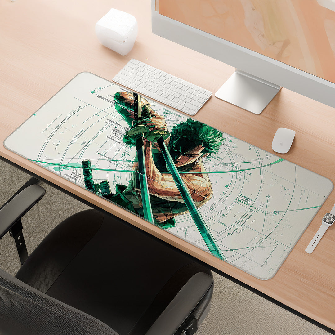 Three Sword Style | Zoro Precision Anime Deskmat