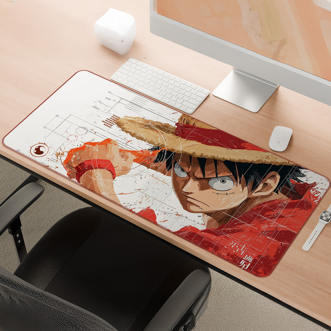 Straw Hat Resolve | Luffy Anime Deskmat