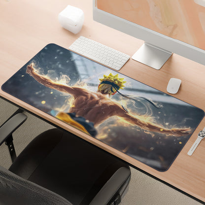 Awakened Flame | Naruto-Inspired Anime Deskmat