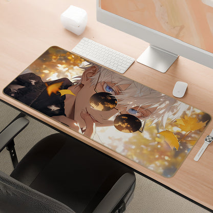 Golden Aura | Gojo-Inspired Anime Deskmat