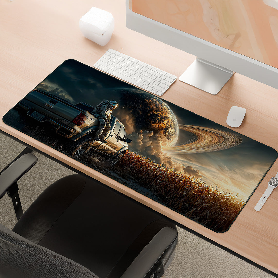 Cosmic Roadside Dream | Astronaut Horizon Gaming Deskmat (Copy)