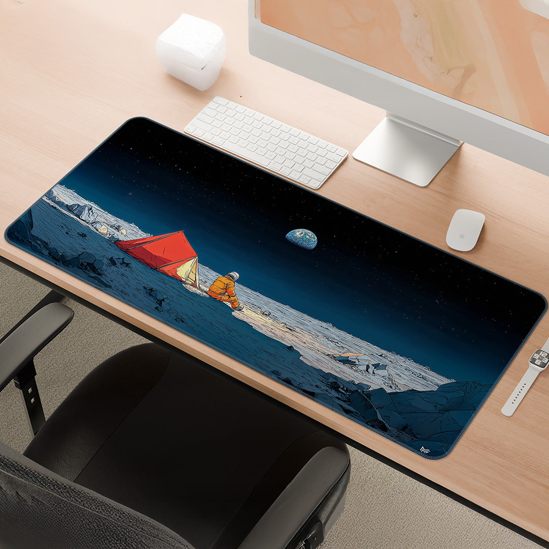 Lone Explorer Horizon | Cosmic Camp Gaming Deskmat