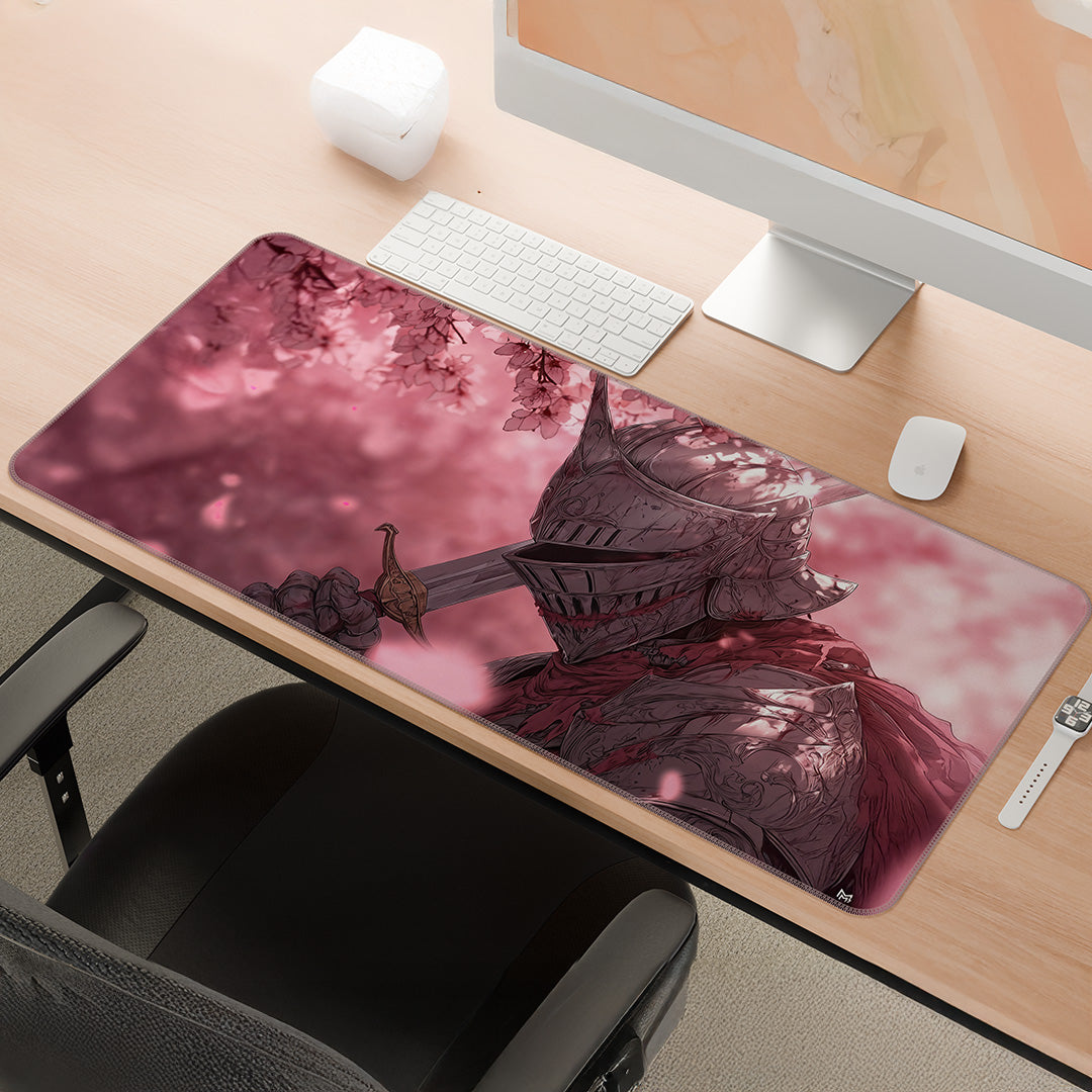 Blossom Blade Knight | Sakura Warrior Gaming Deskmat