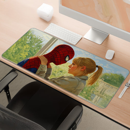 Quiet Moments | Spiderman & Gwen Gaming Deskmat