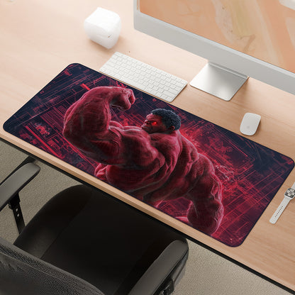 Crimson Gamma Fury | Hulk Gaming Deskmat