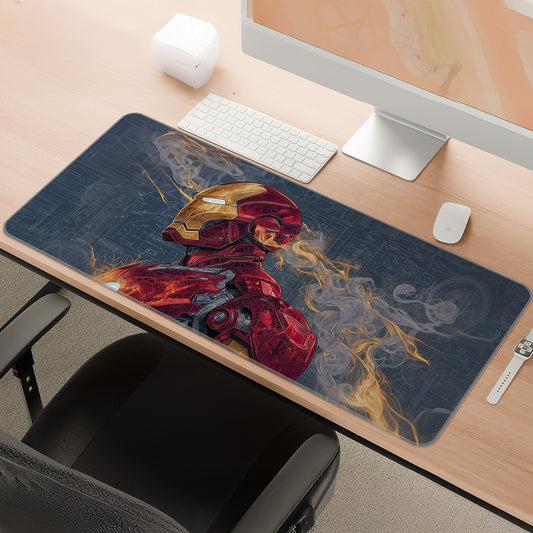 Arc Reactor Inferno | Iron Man Gaming Deskmat
