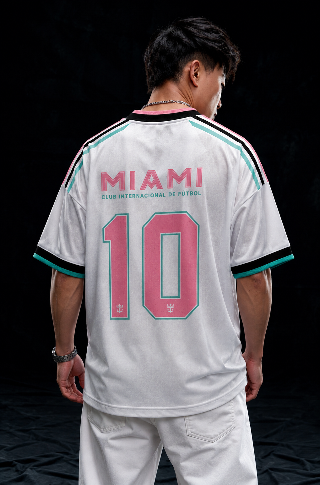 Miami 10 Oversized Football | V-Neck Jersey