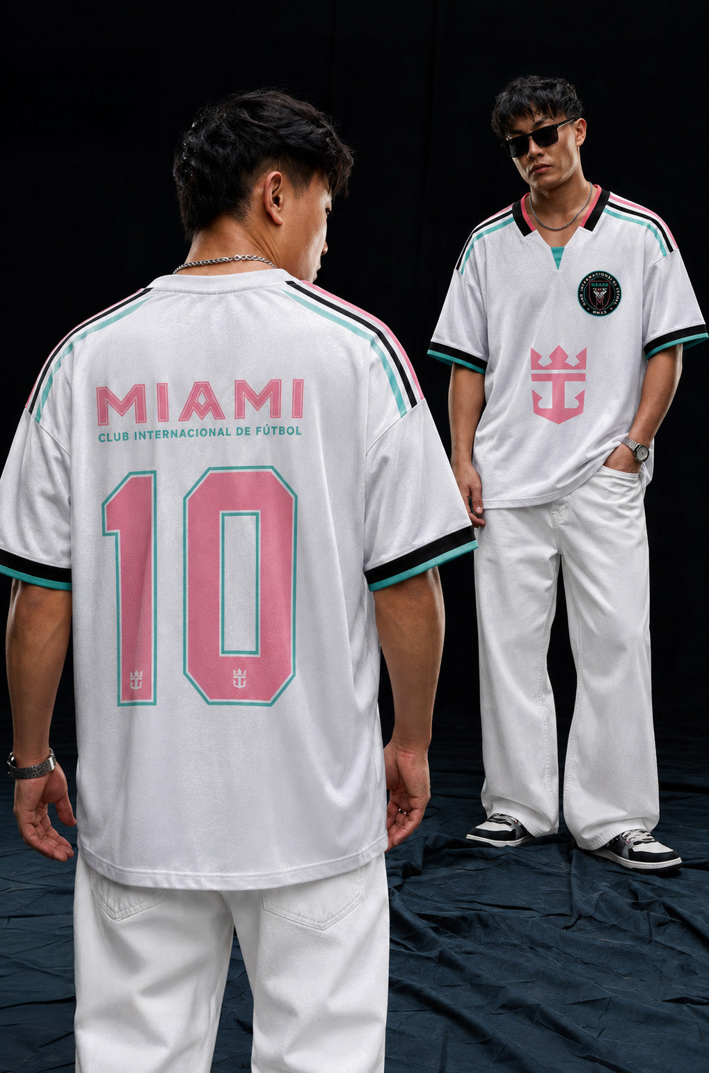 Miami 10 Oversized Football | V-Neck Jersey