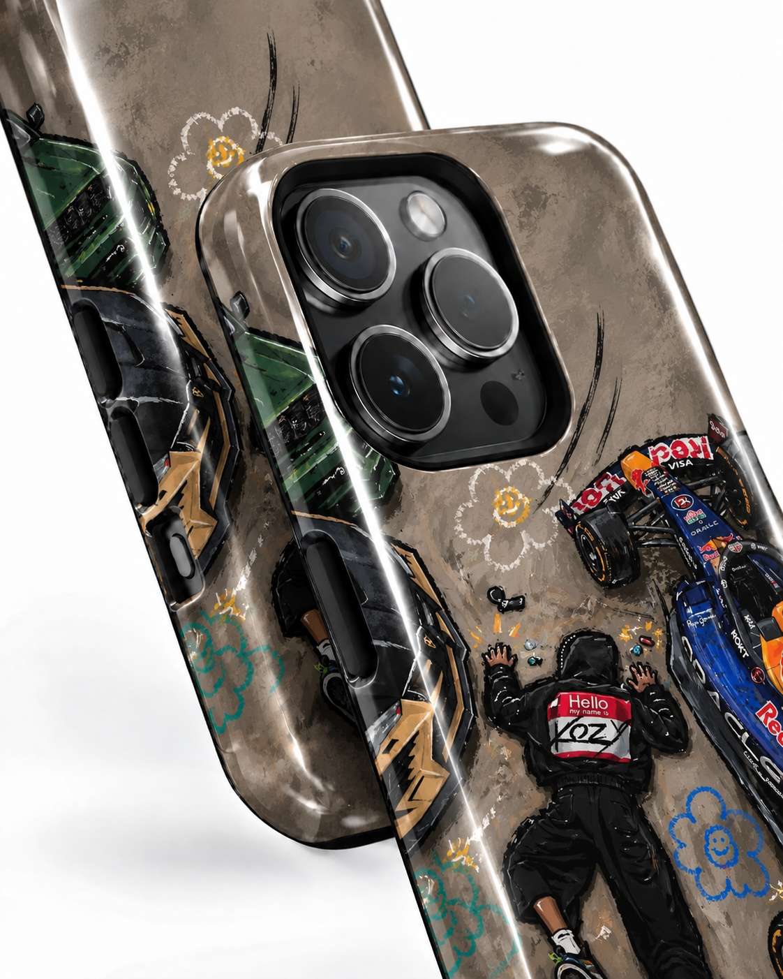 Racing Rush Gloss Shell Dual Protection iPhone Case