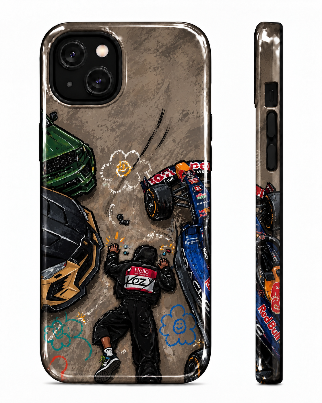 Racing Rush Gloss Shell Dual Protection iPhone Case