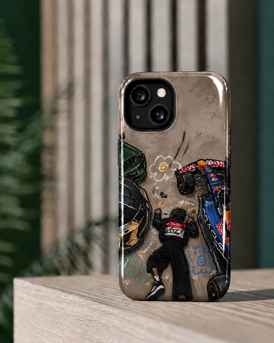 Racing Rush Gloss Shell Dual Protection iPhone Case