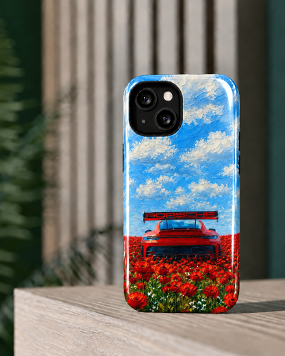 Porsche Poppy Drive Gloss Shell Dual Protection iPhone Case