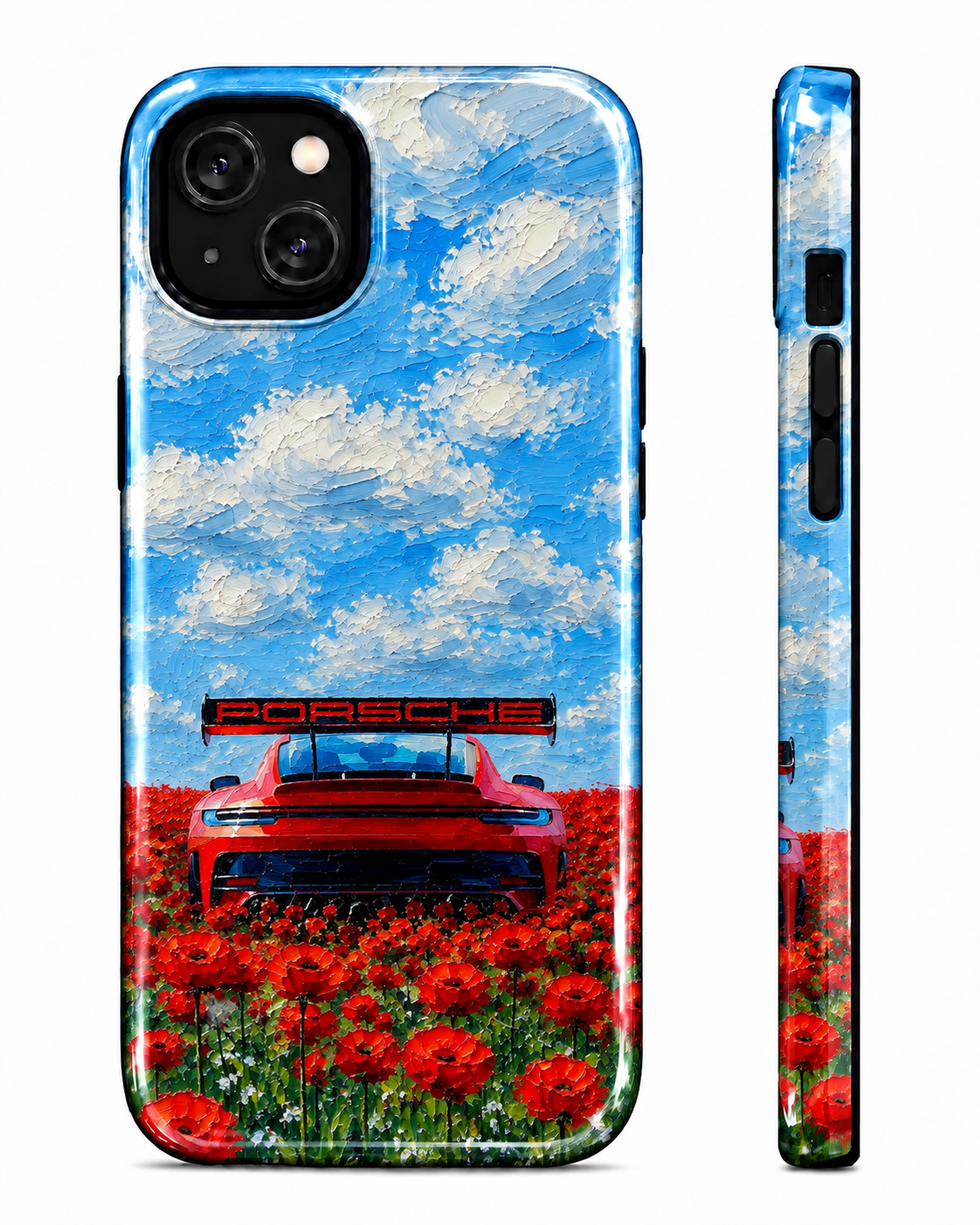 Porsche Poppy Drive Gloss Shell Dual Protection iPhone Case
