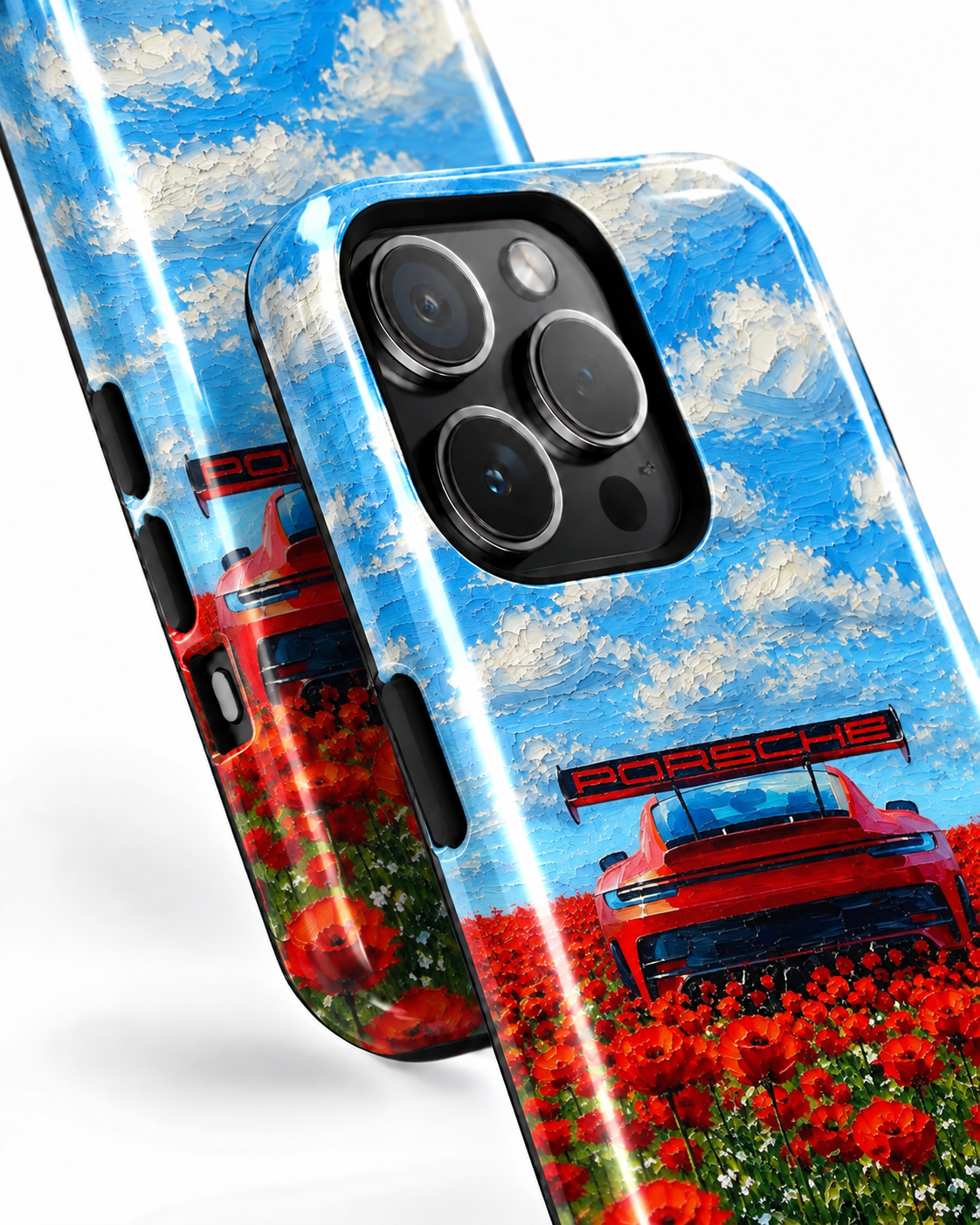 Porsche Poppy Drive Gloss Shell Dual Protection iPhone Case