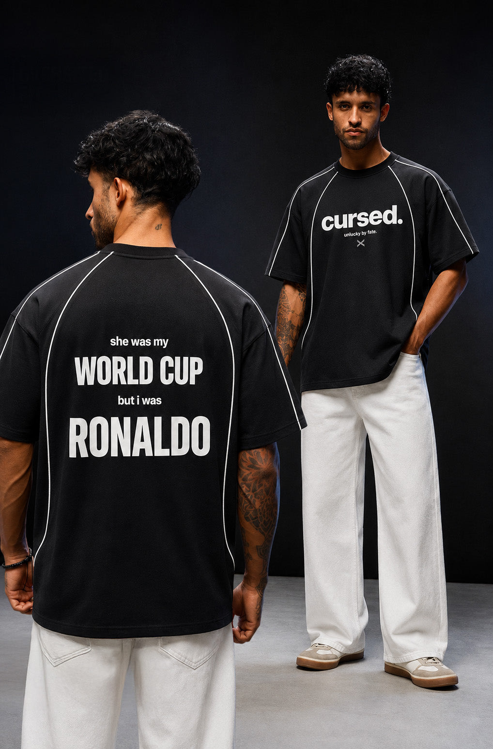 Cursed Oversized Jersey T-Shirt