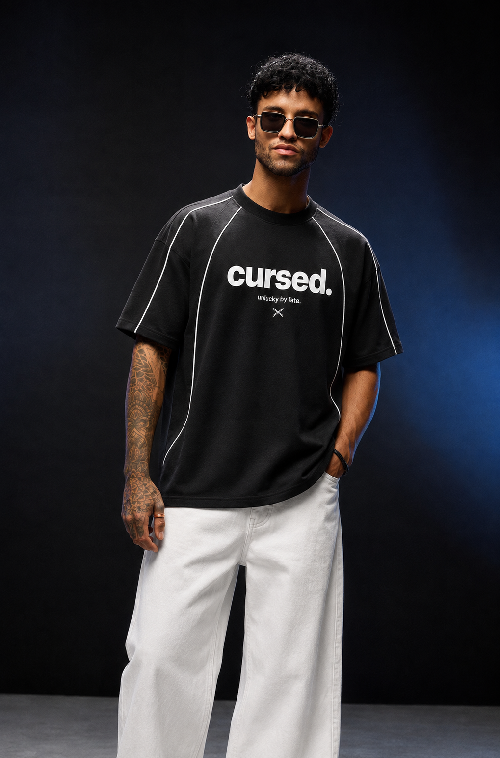 Cursed Oversized Jersey T-Shirt