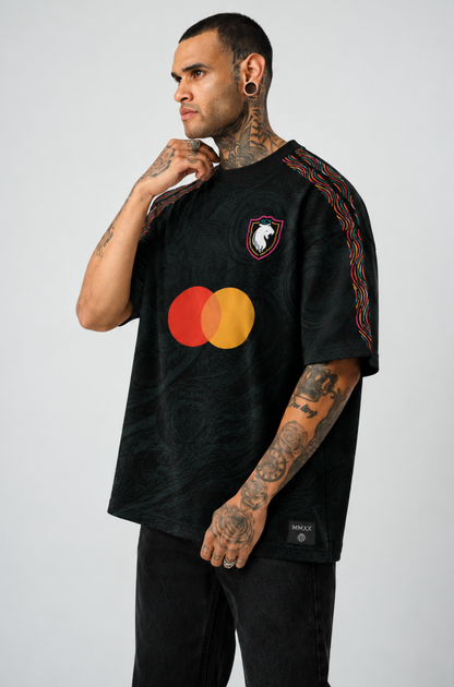 Midnight Pulse | Oversized Football Jersey