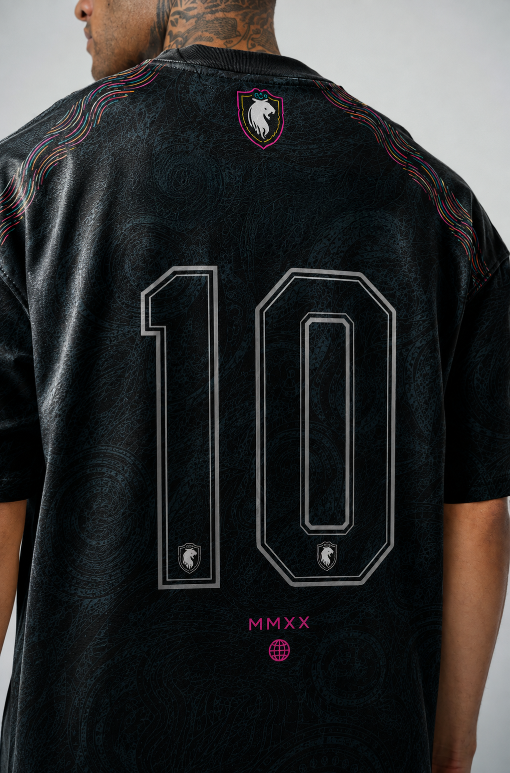 Midnight Pulse | Oversized Football Jersey