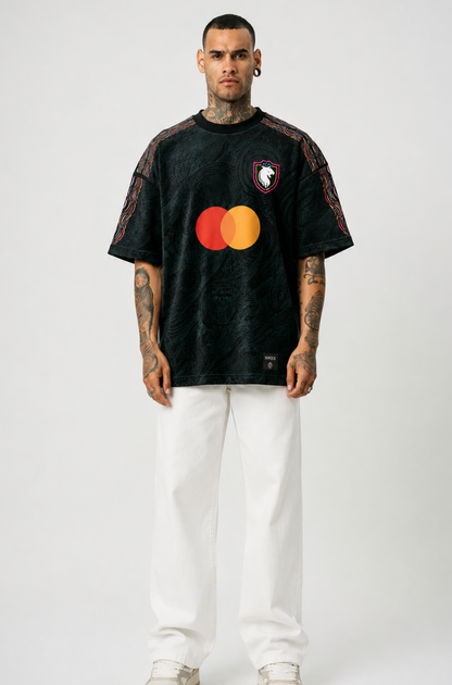 Midnight Pulse | Oversized Football Jersey