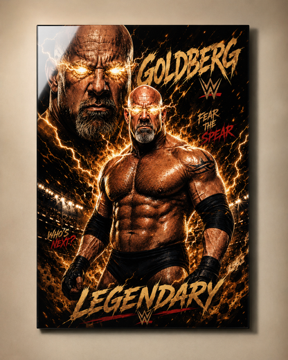 Goldberg "Legendary" WWE Premium Metal Poster
